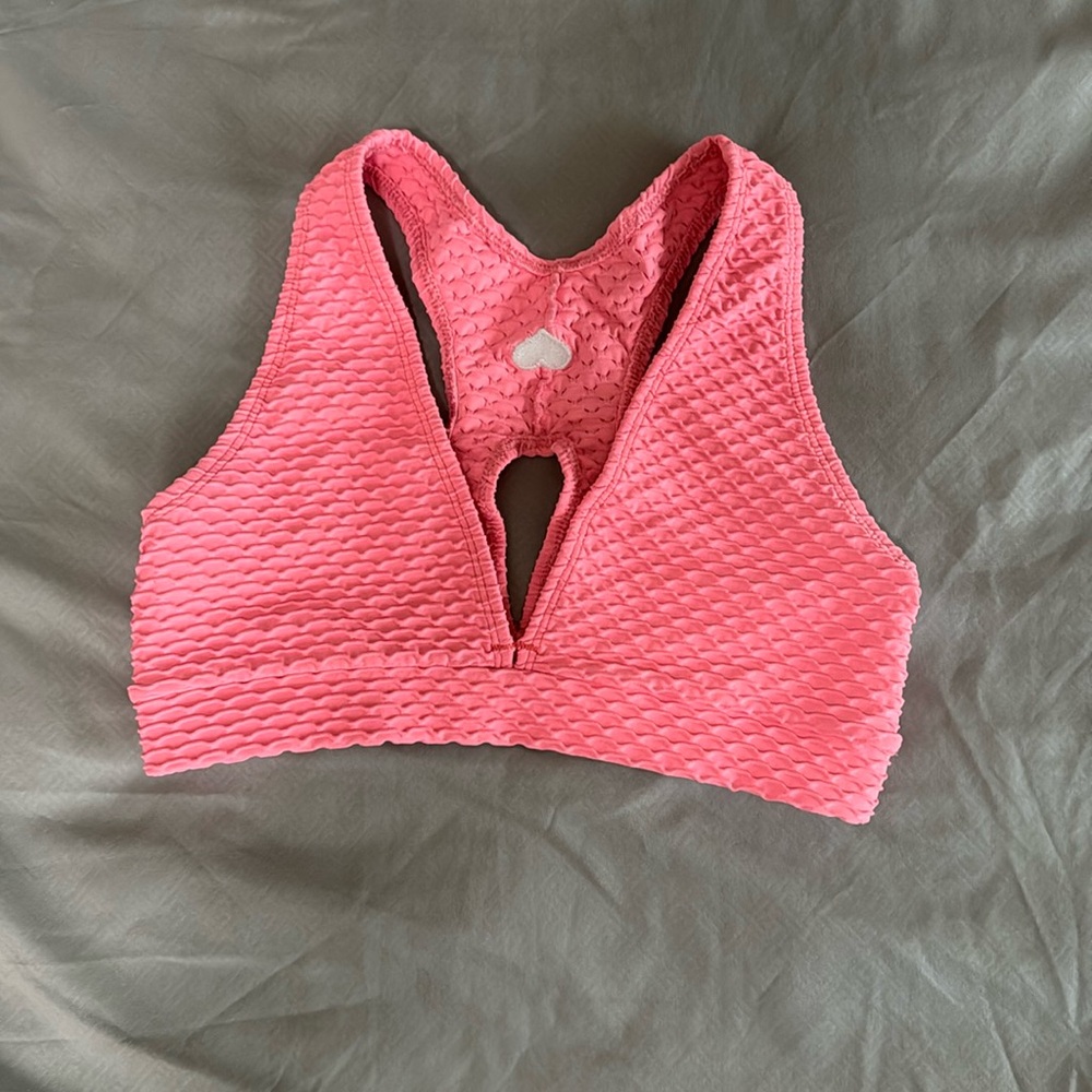 OS Deep V Pink Sand Top
